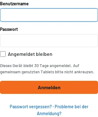 Anmeldung mit „Angemeldet bleiben“