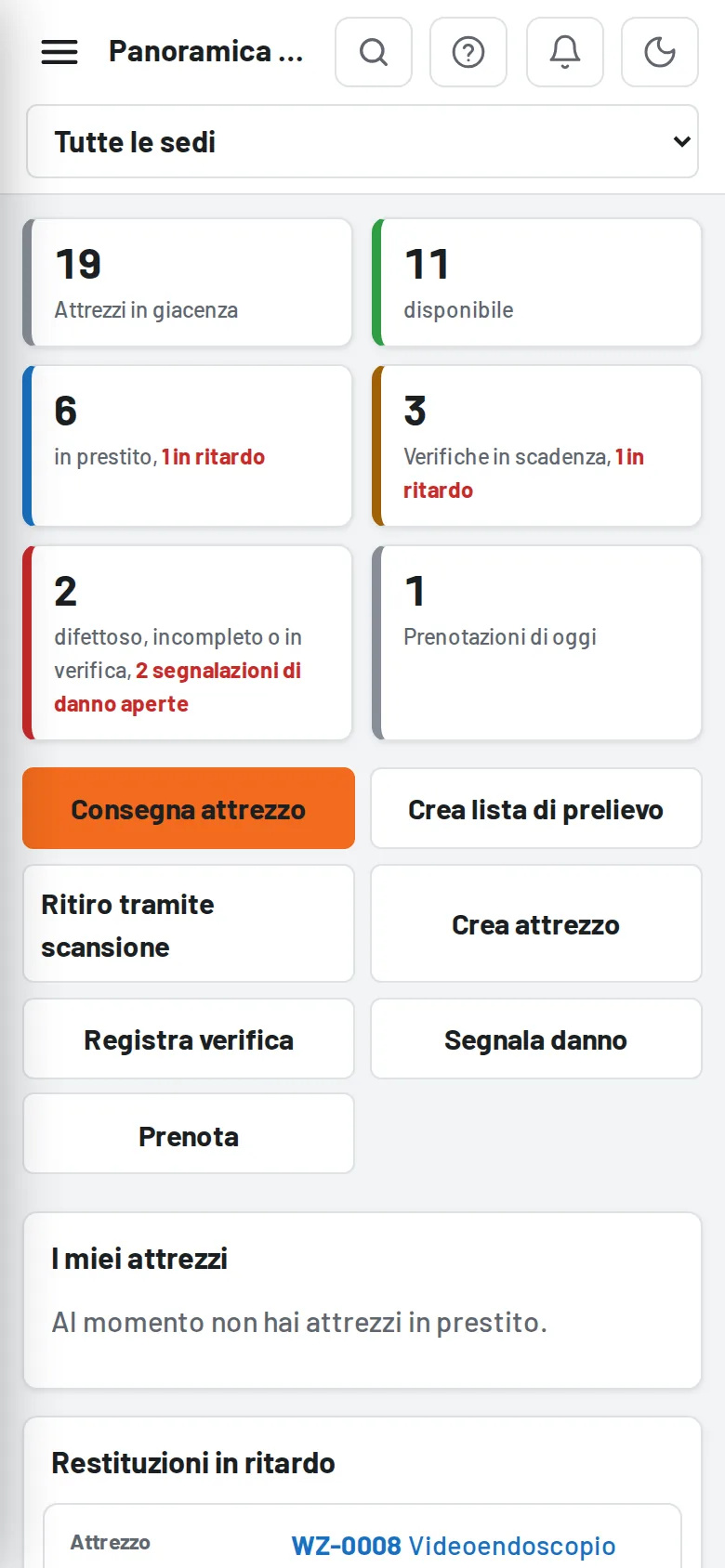 Panoramica come app sul telefono